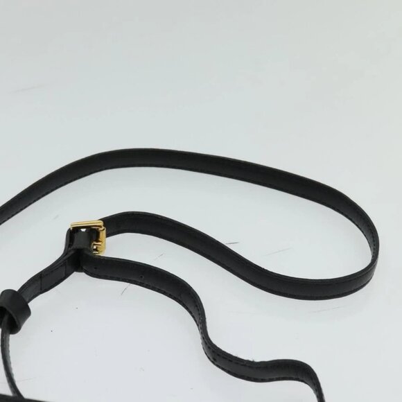 LOUIS VUITTON Epi Angian Shoulder Bag 2way Black M52112 LV Auth 129831 - Picture 9 of 16